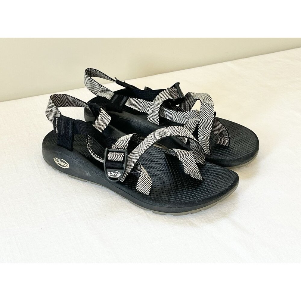 Chaco Zcloud 2‎ Excite B+W Comfort Adjustable Strap Womens Sz 10 JCH107966W